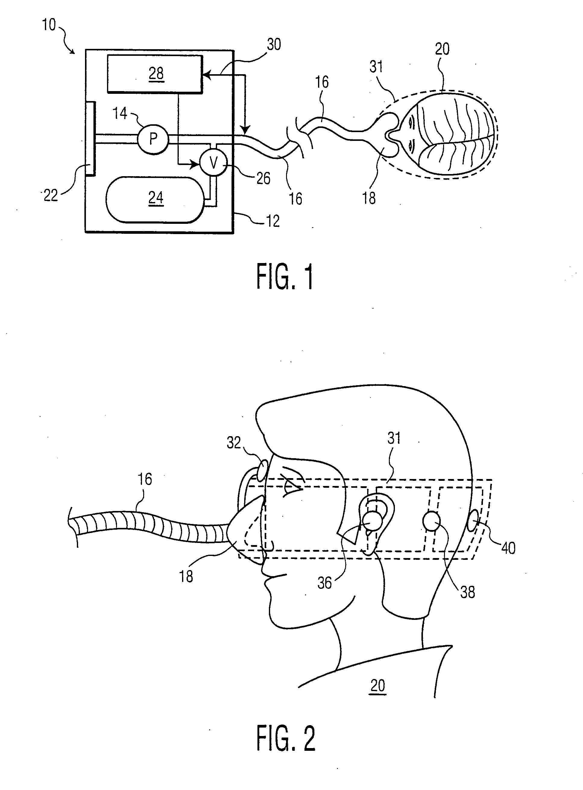 Sleep inducing apparatus for CPAP machine