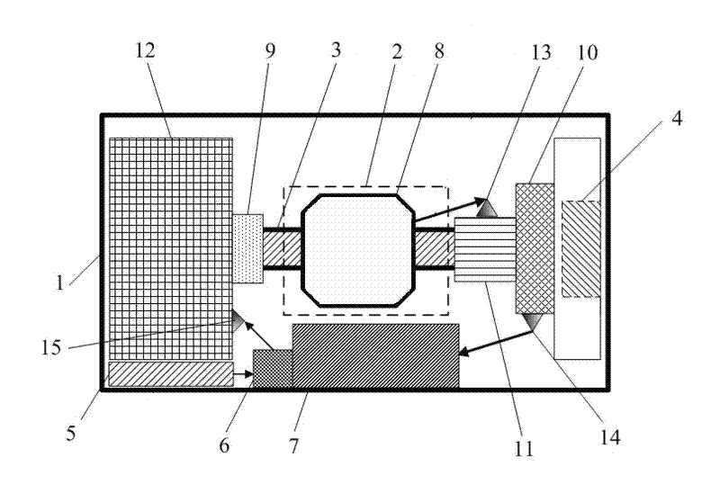 Active-type semi-strapdown inertial measuring device applicable to high-rotation ammunition