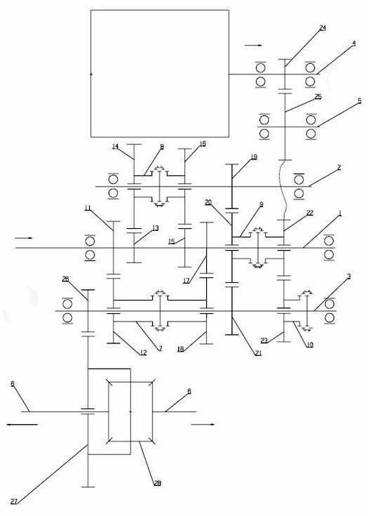 Automobile hybrid power assembly