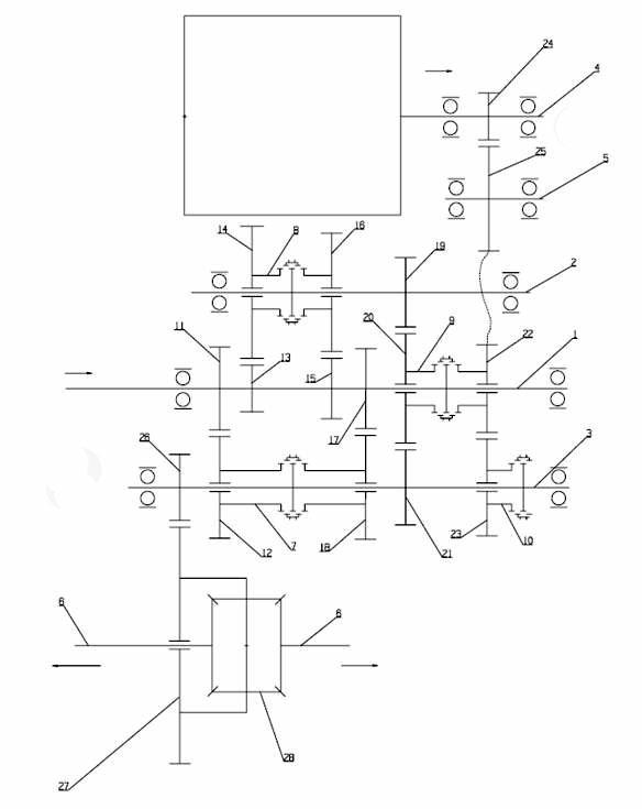 Automobile hybrid power assembly