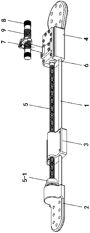 Novel rope pulley bone lengthening device