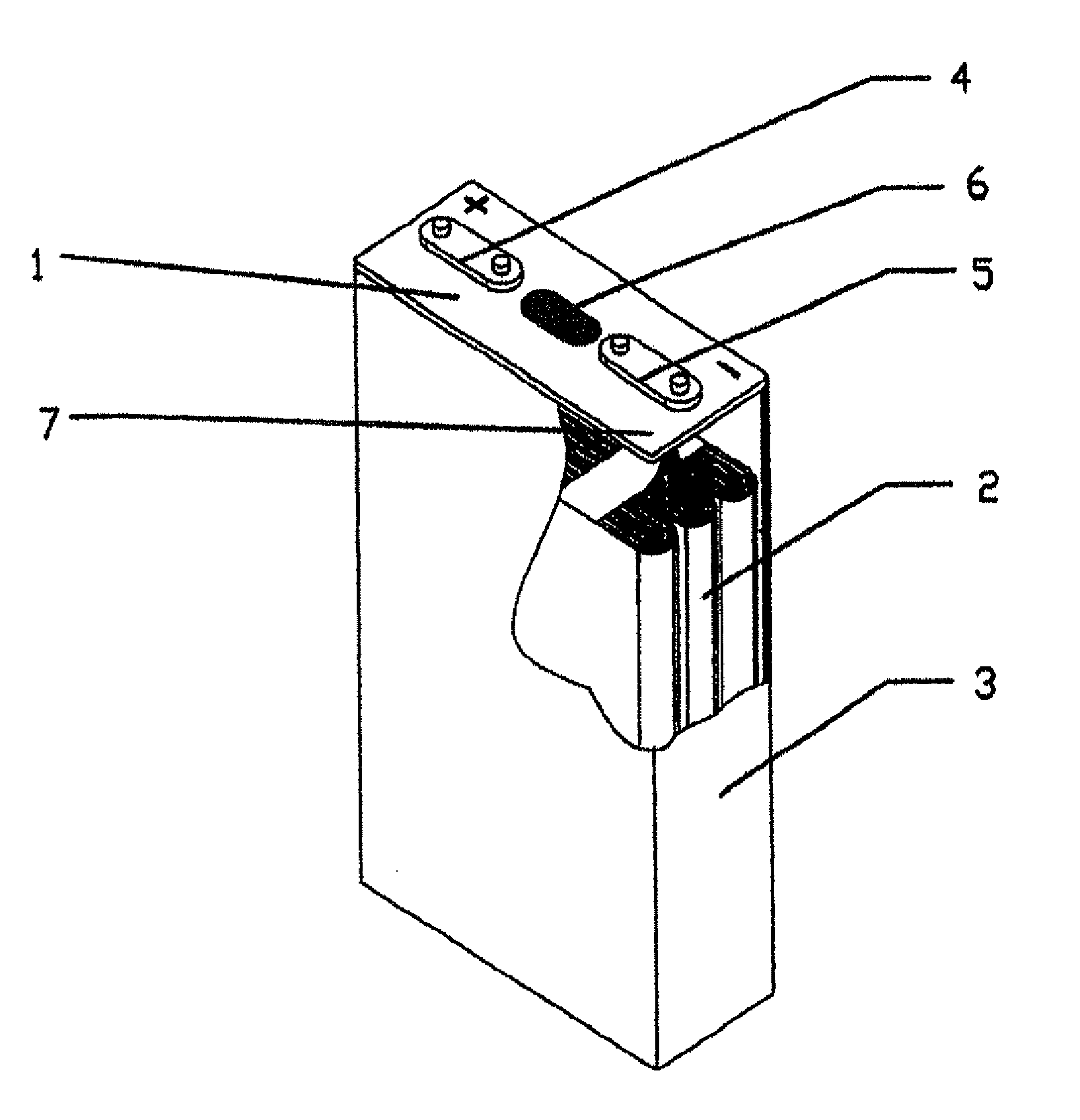 High Capacity Lithium Ion Secondary Battery with Metal Case