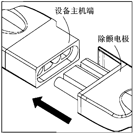 Method for detecting vibration-eliminating electrode slice attribute, vibration-eliminating system and vibration-eliminating electrode