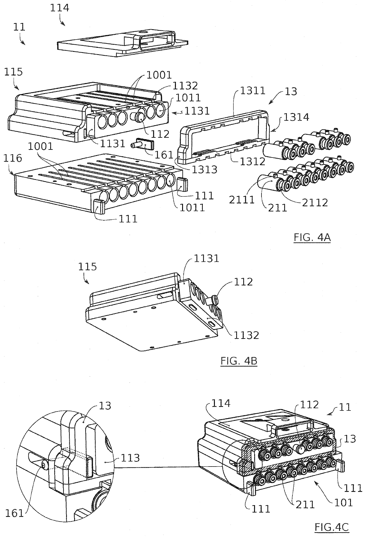 Connector for cables