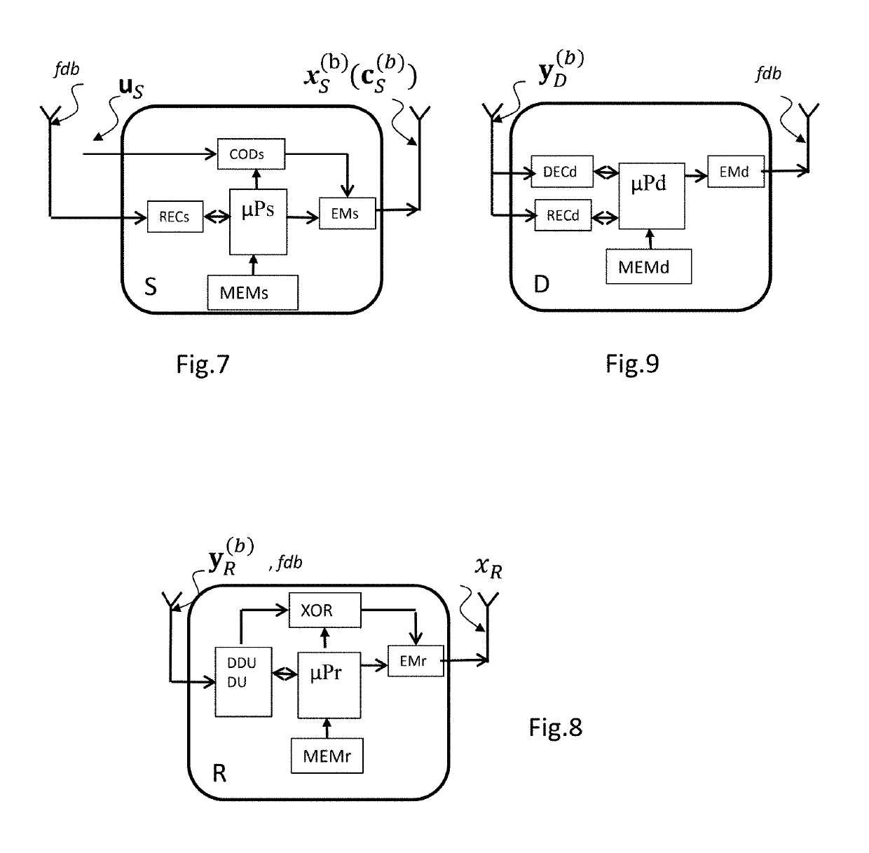 Method for transmitting a digital signal for a system having at least one dynamic half-duplex relay with selective logic, corresponding program product and relay device