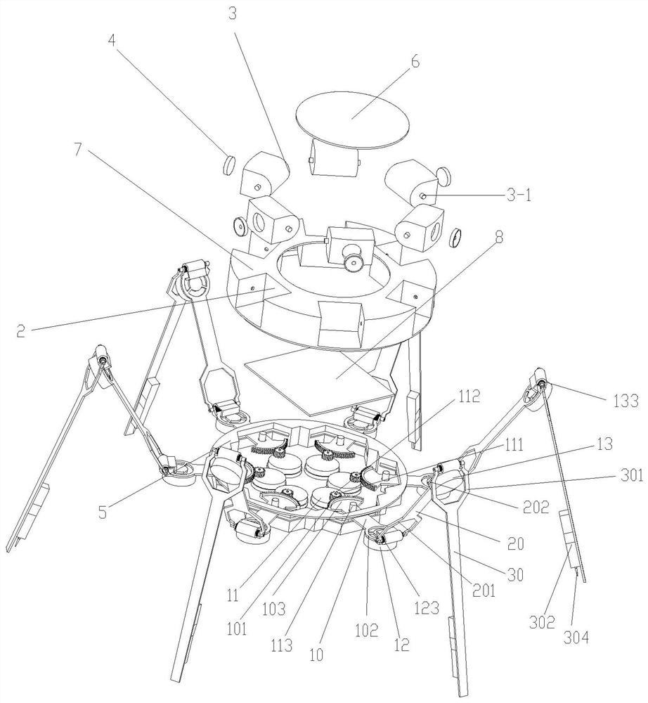 Bionic spider detector and using method thereof