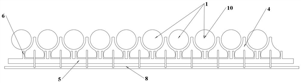 Full-premixing water-cooling gas burner with dynamically adjustable gas flow channel