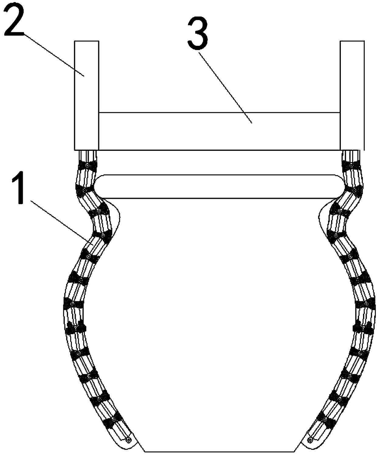 Soft self-locking mechanical arm