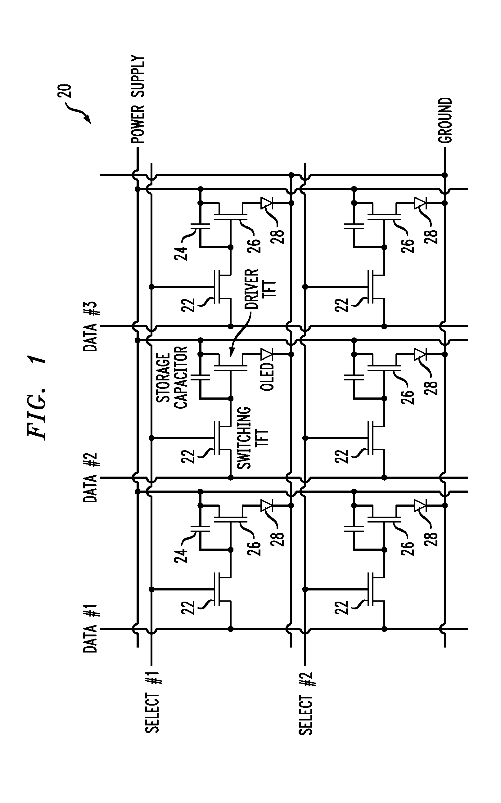 Hybrid high electron mobility transistor and active matrix structure