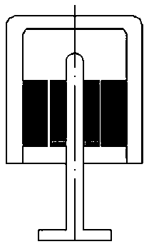 Stroke varying type double-cylinder active magneto-rheological shock absorber based on shearing mode