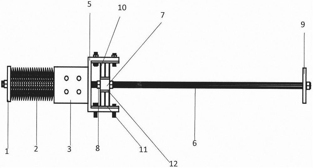 Self-centering cable support device with out-of-plane buckling metal damper