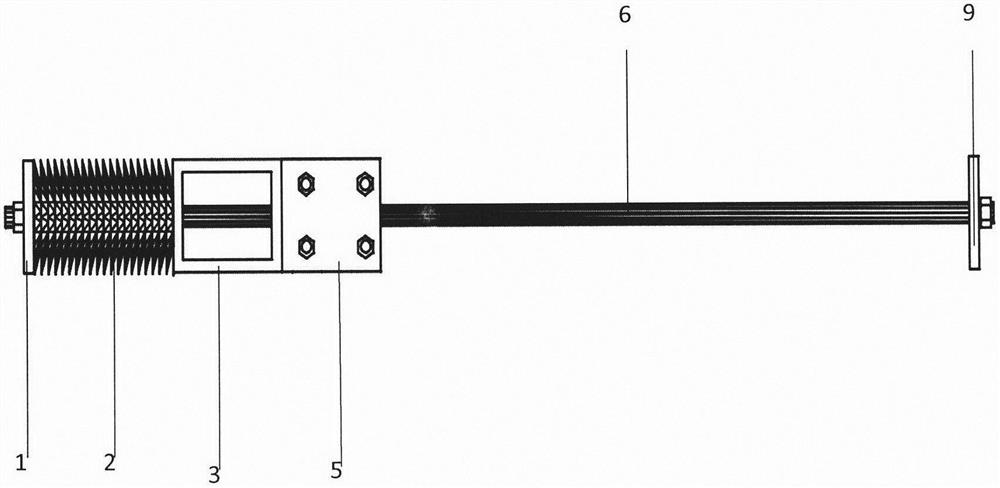 Self-centering cable support device with out-of-plane buckling metal damper