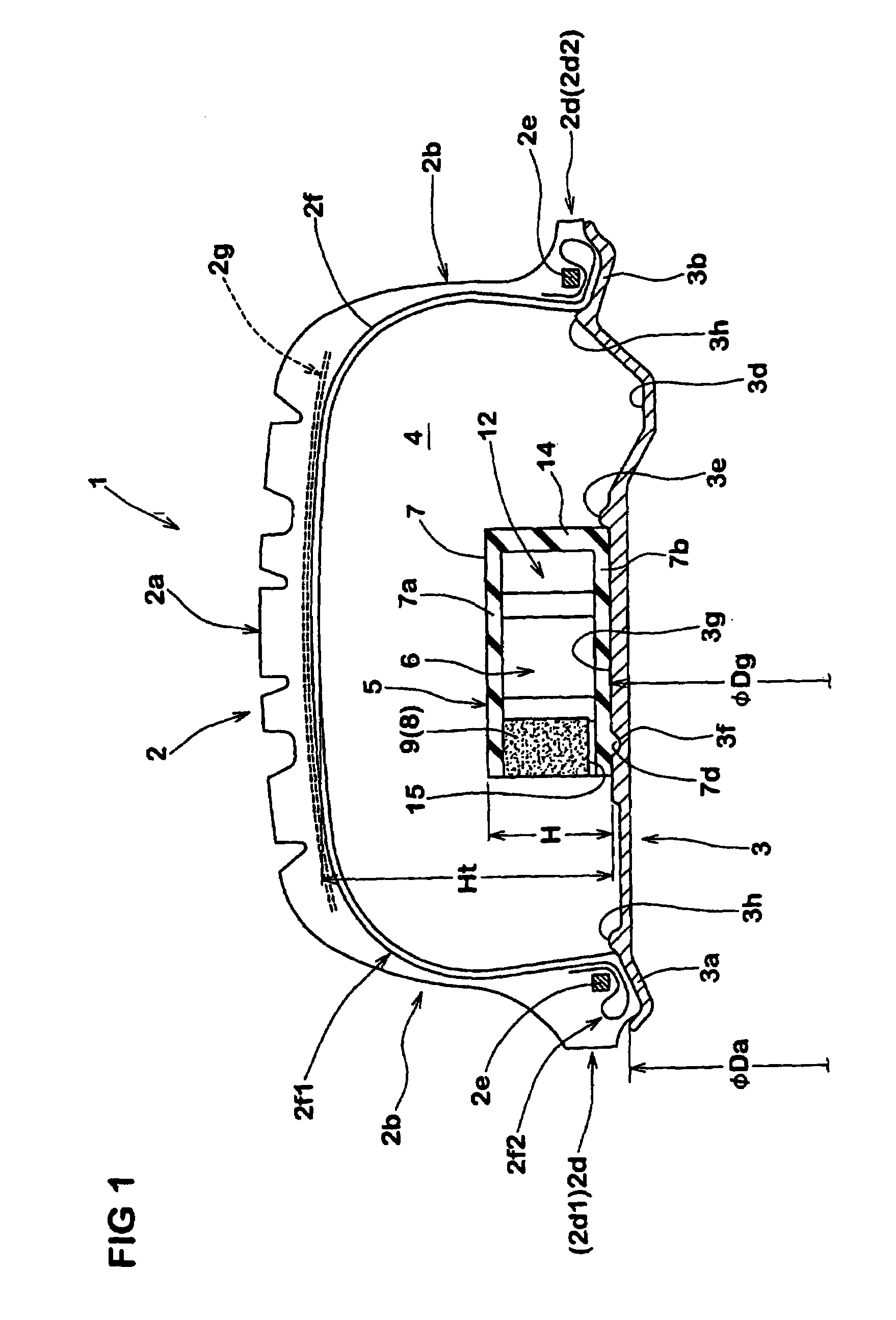 Runflat tire system and support ring therefor