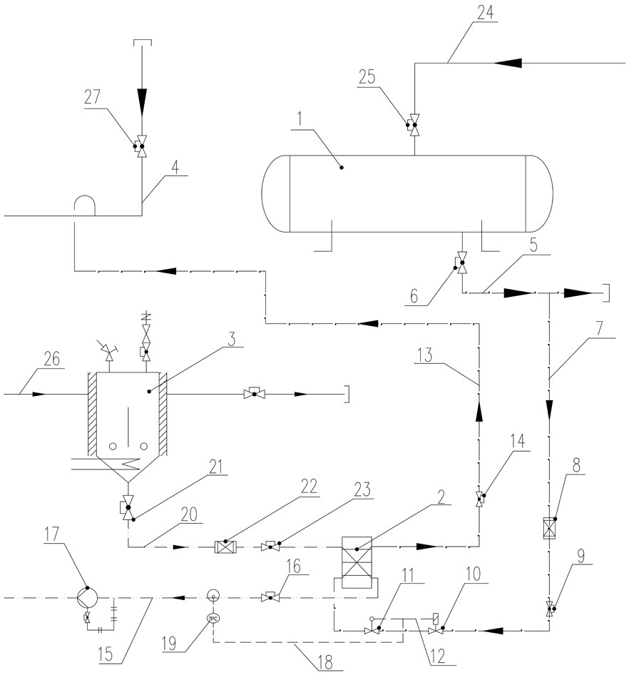 Screw parallel unit cooled through working medium direct expansion oil