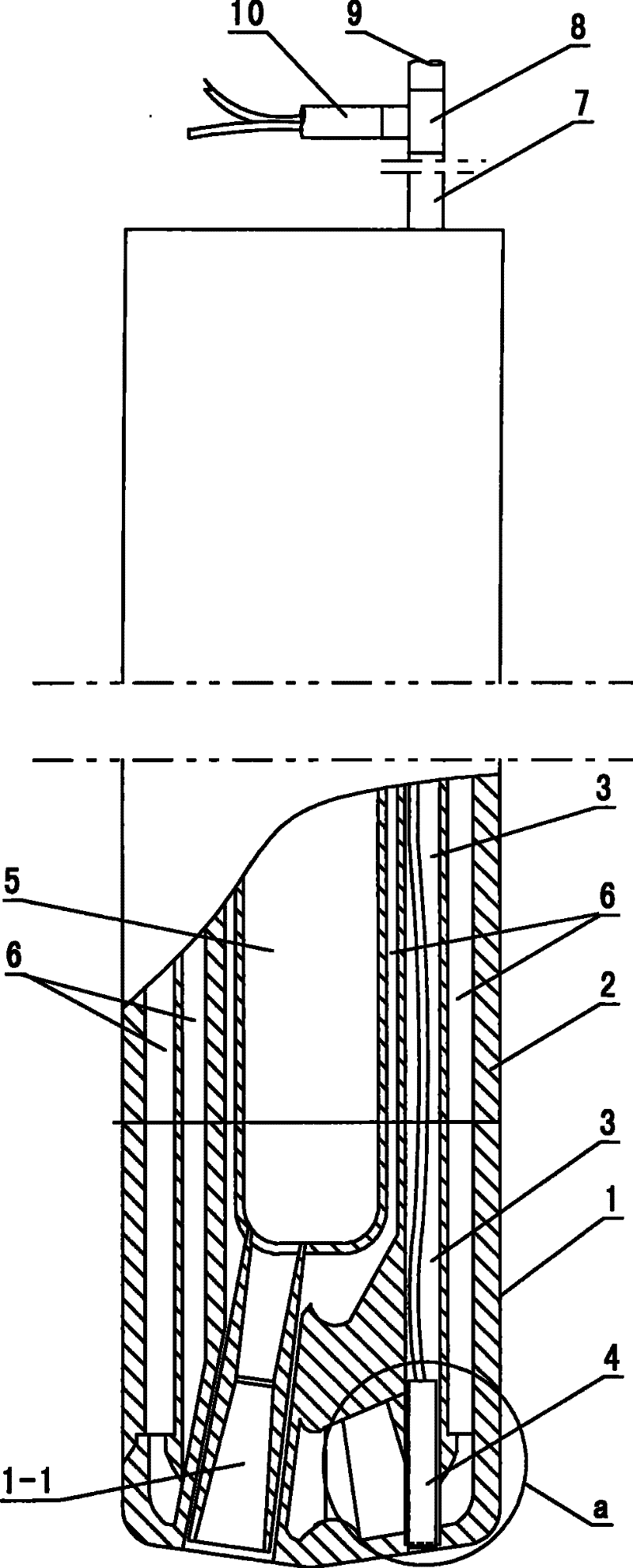 Photographic device inside attachment-type refining furnace