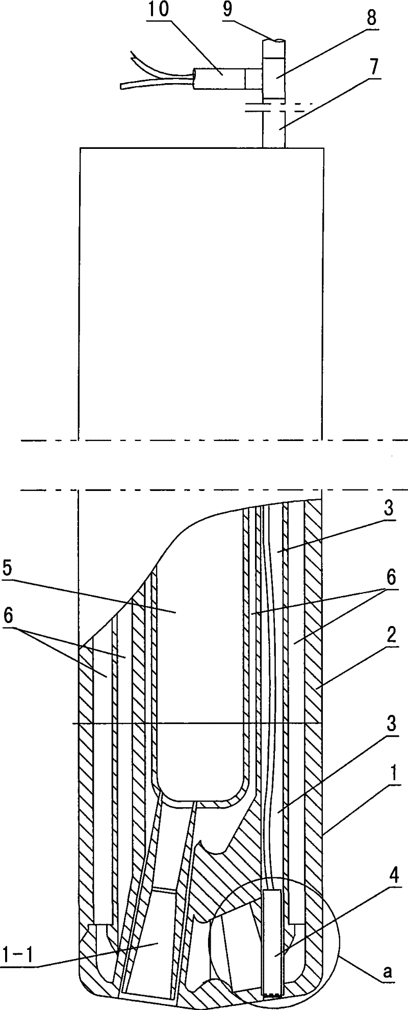 Photographic device inside attachment-type refining furnace