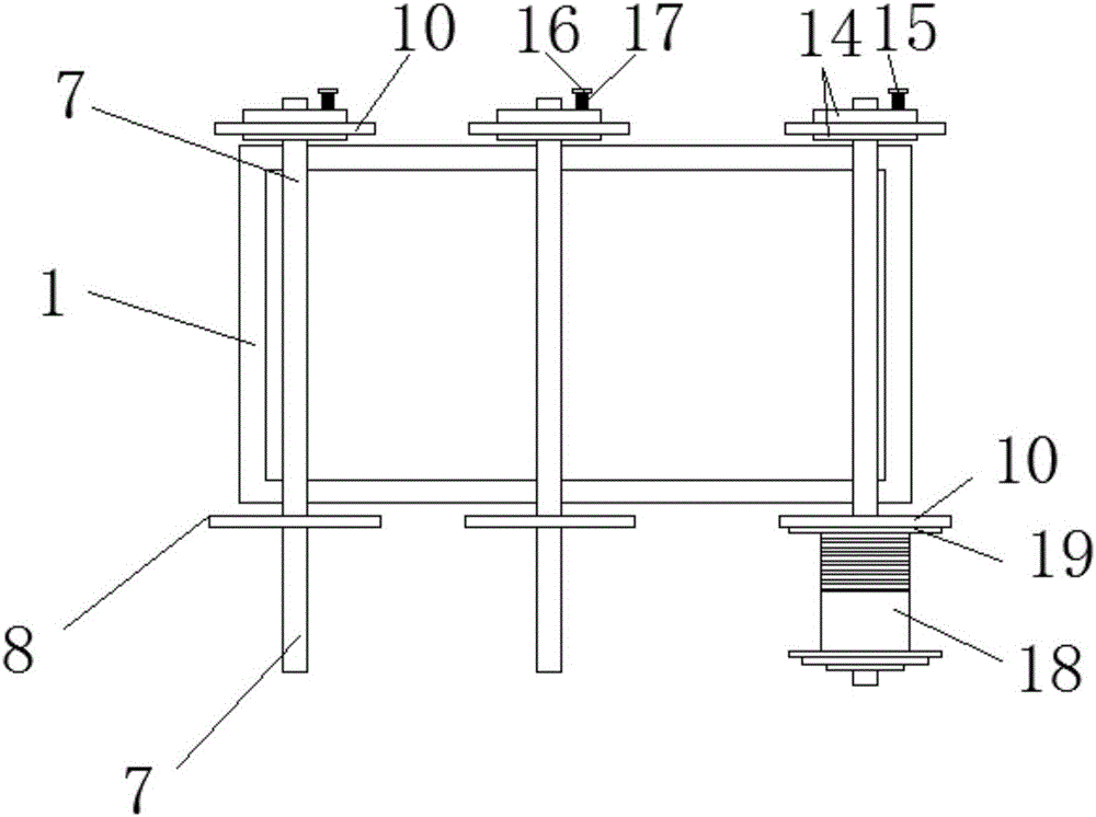 Novel multifunctional winding placing rack