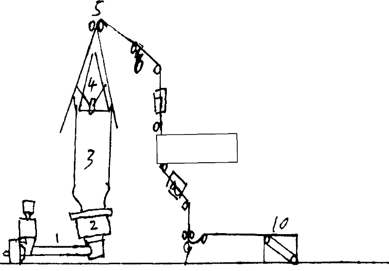 Farm-oriented coiled double-welded-side plastic greenhouse film, preparation method thereof and special double-welded-side device