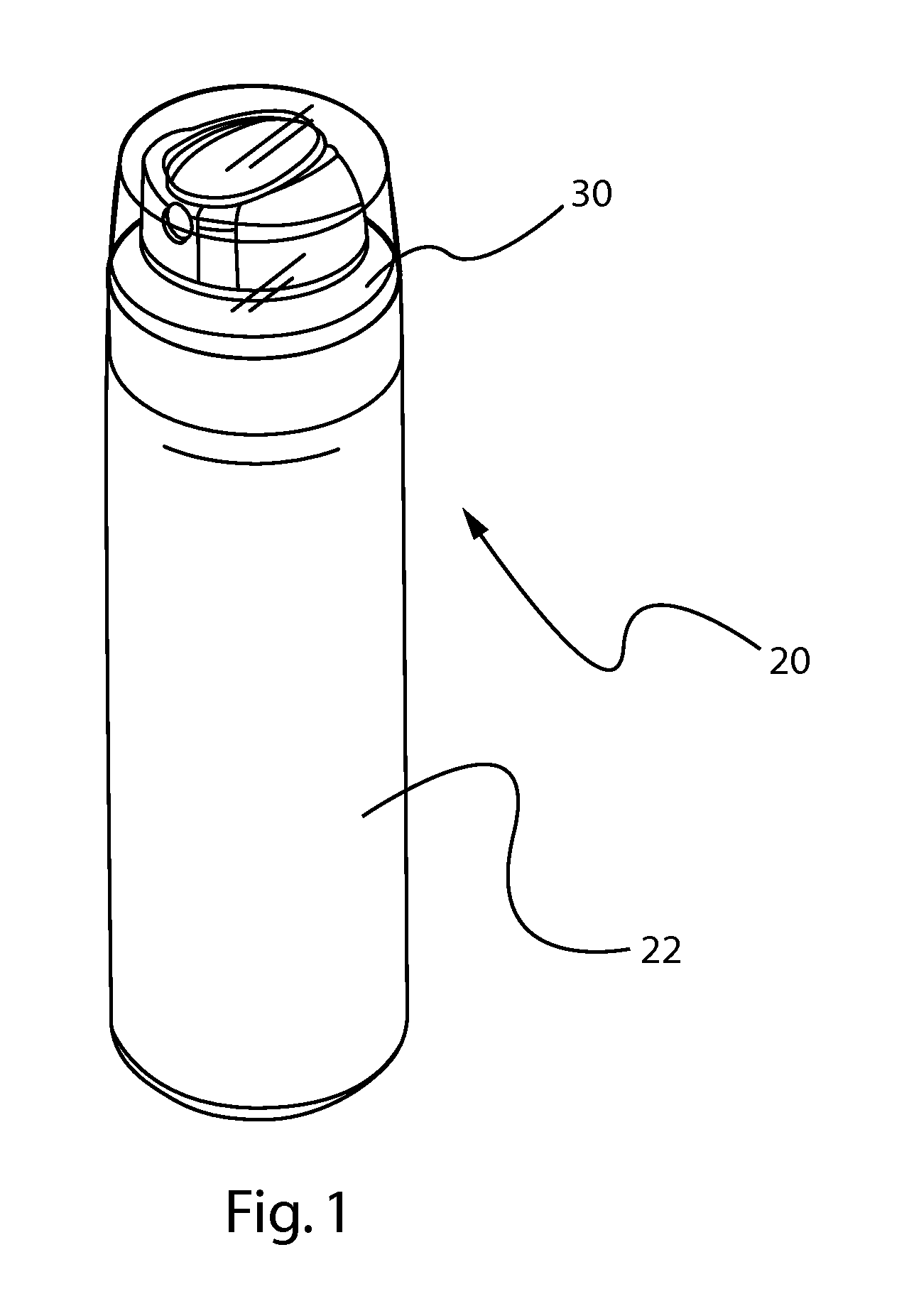 Recyclable plastic aerosol dispenser