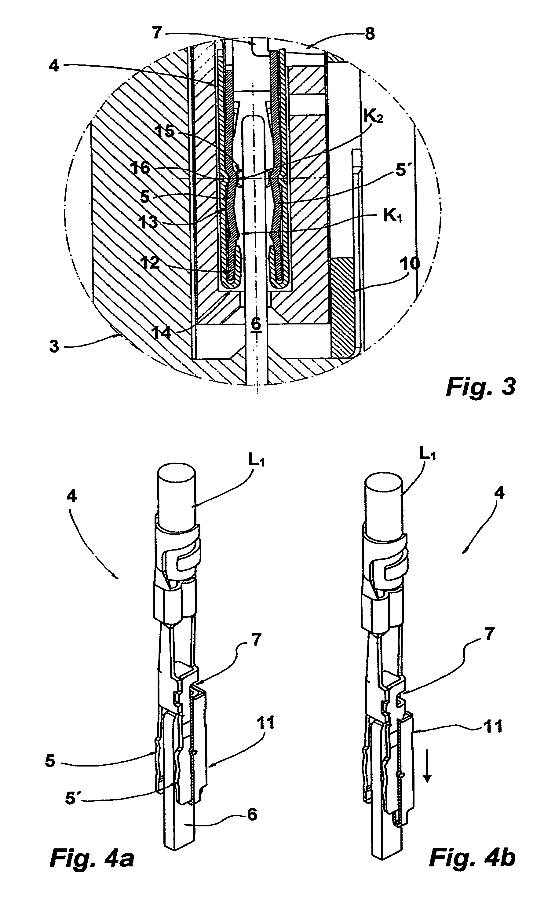 Zero insertion force electrical connector piece