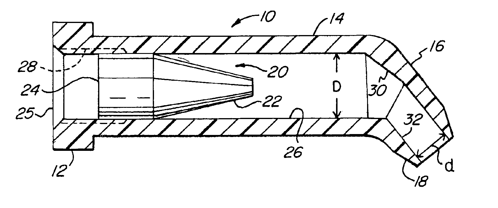 Dental capsule for placement of high viscosity dental composite material with reduce extrusion force