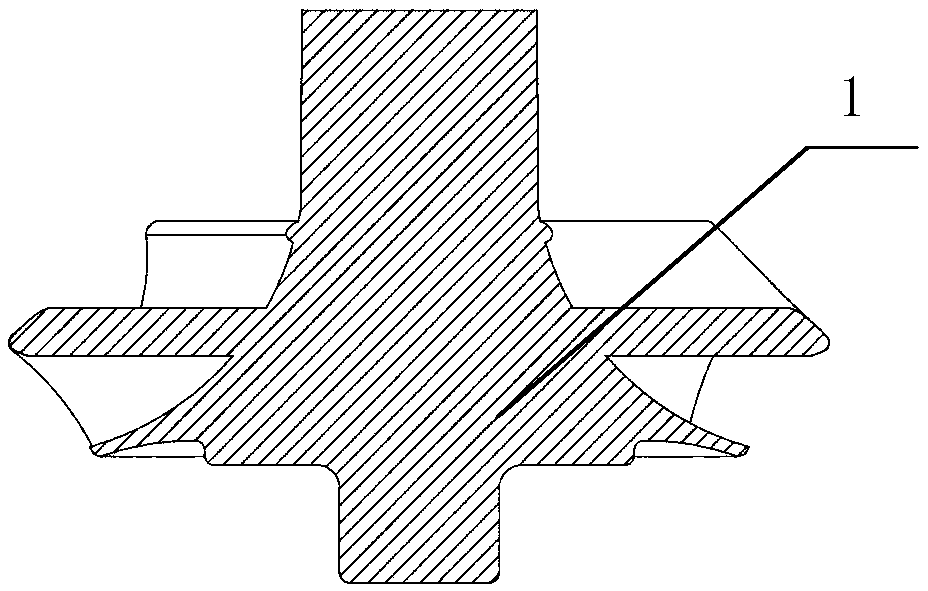 Method for local cooling of investment casting formwork