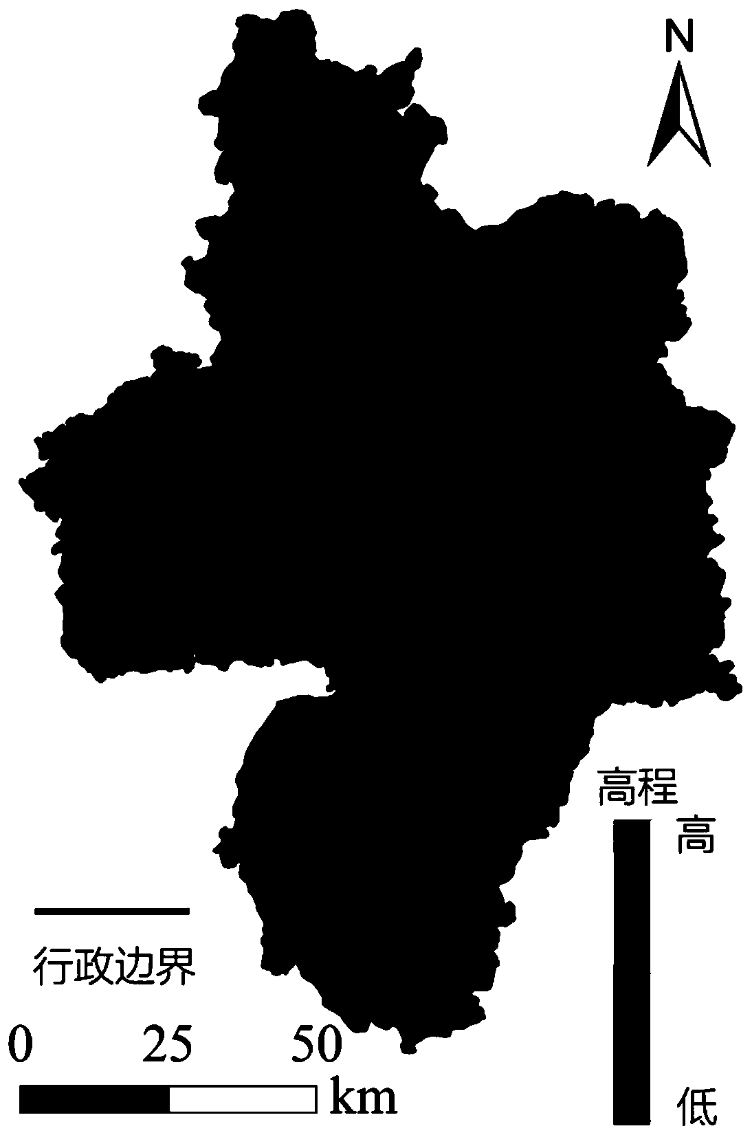 Urban land utilization change simulation cellular automaton method based on BSVC method