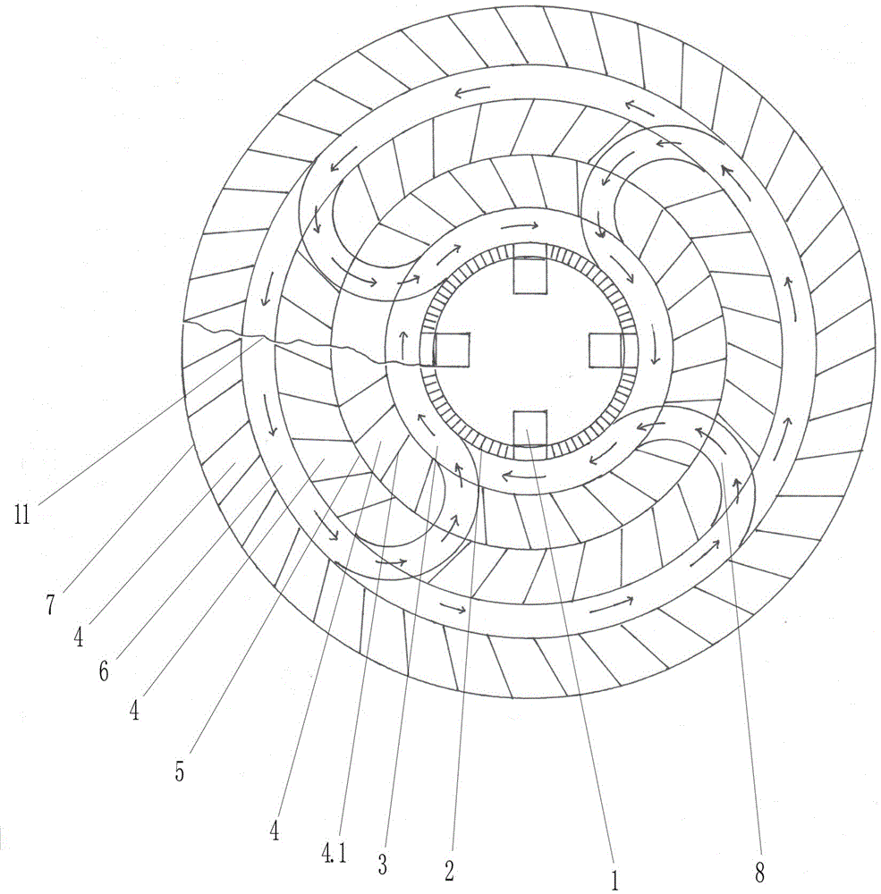 Spiral cylindrical parking lot