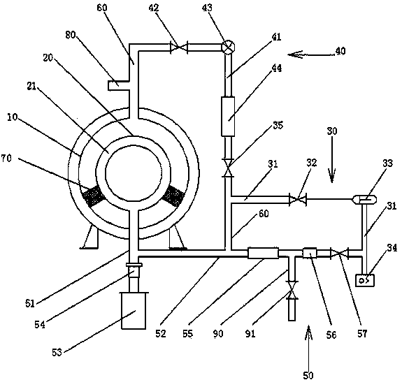 Vacuum degreasing furnace