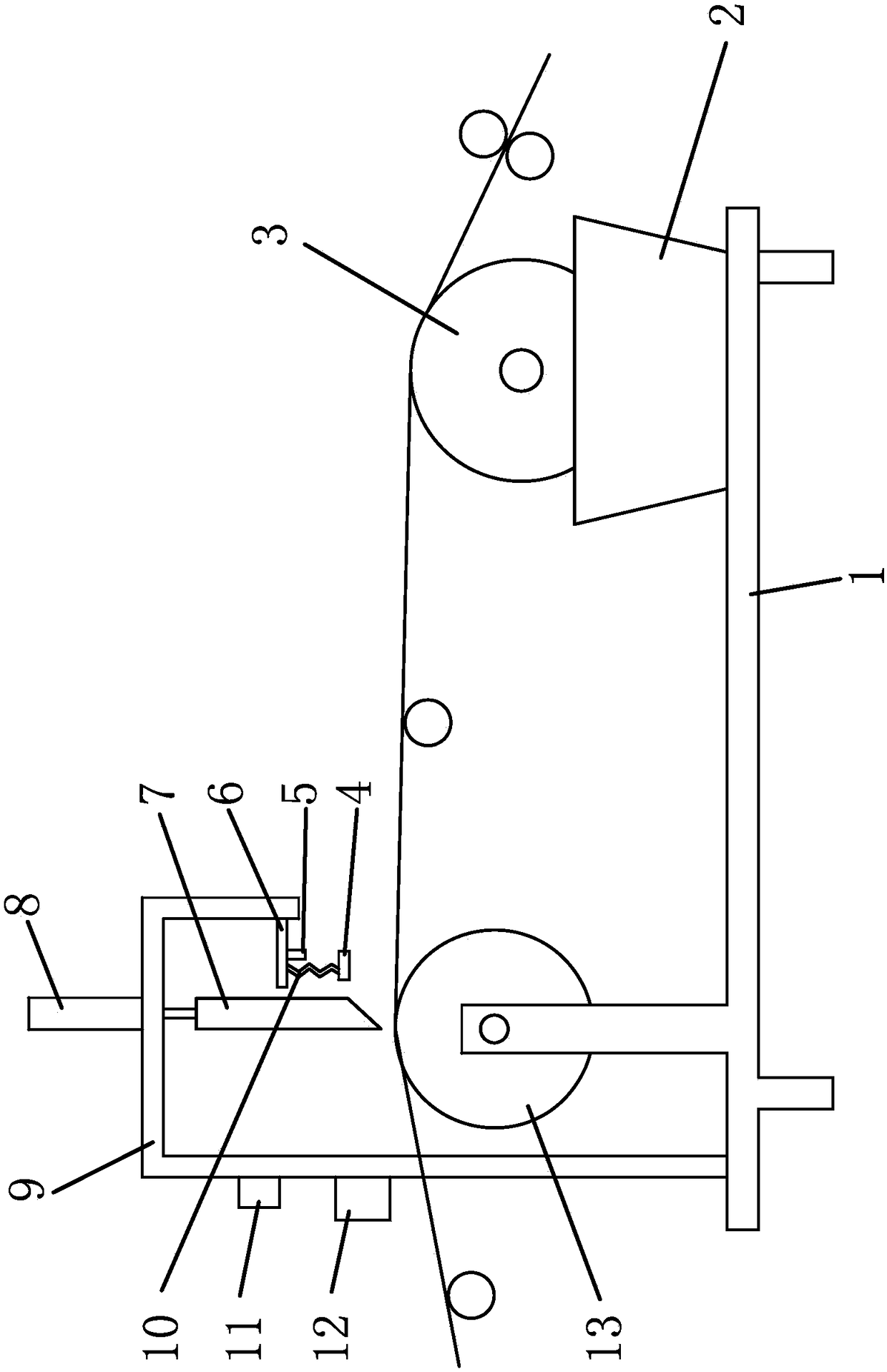 Production technology of tank canopy fabric