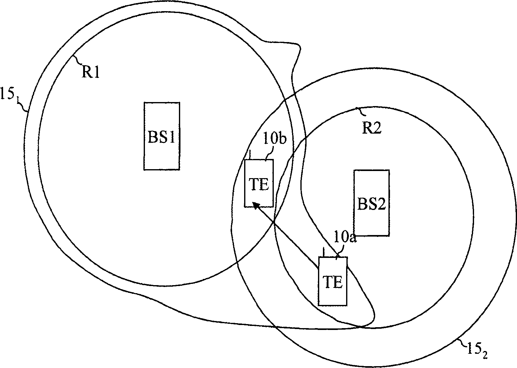 Method and a device for determiming if a handover has to be excuted for a terminal