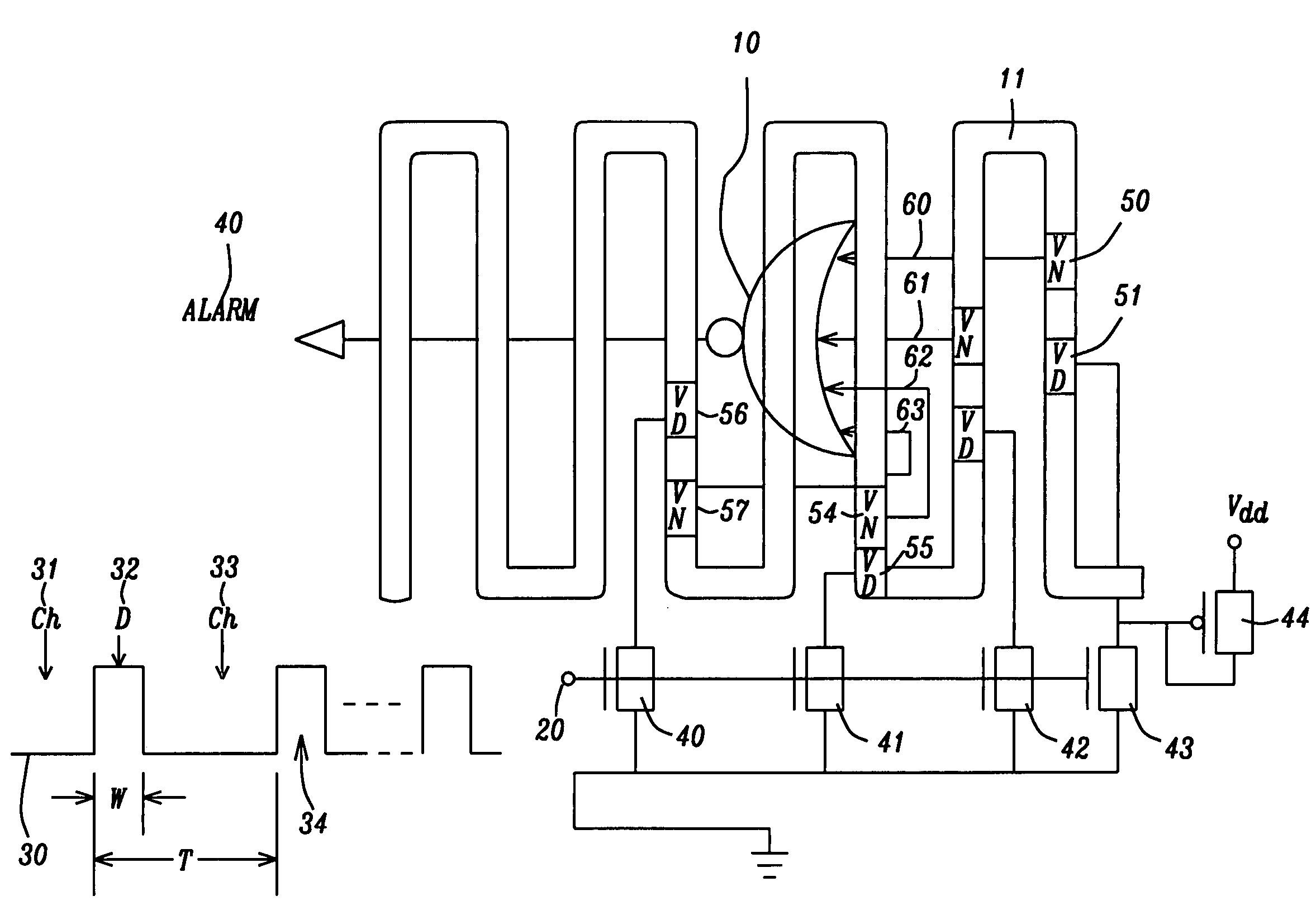 Die anti-tampering sensor