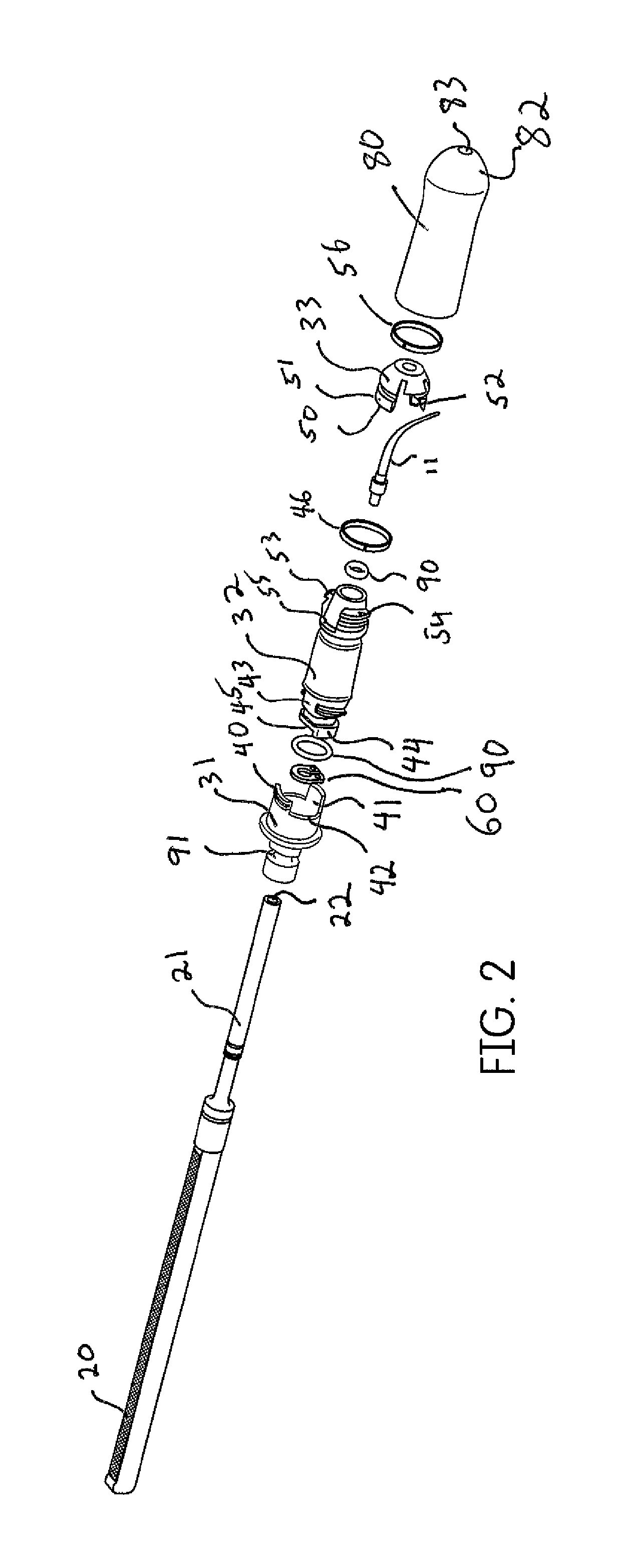 Ultrasonic dental scaler insert with ergonomic grip design