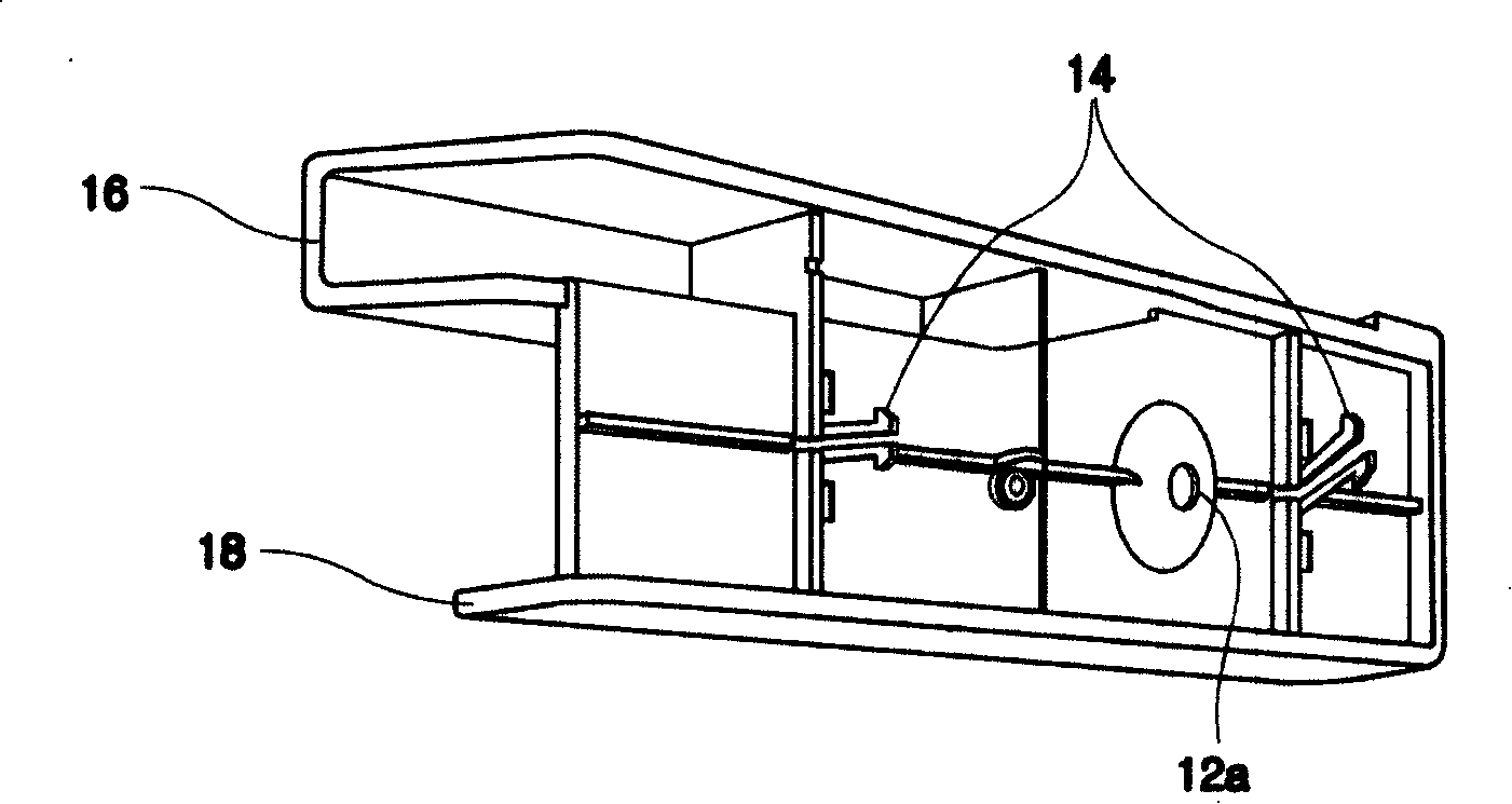 Installation structure for refrigerator guiding rail