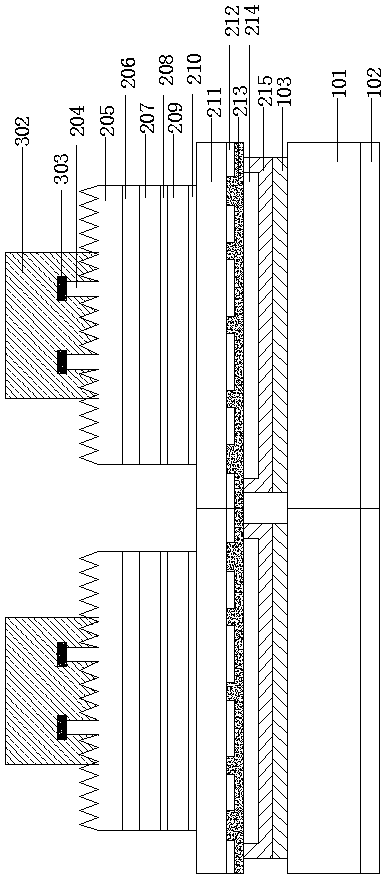 A kind of algainp-based light-emitting diode wafer with high brightness reverse polarity and manufacturing method thereof