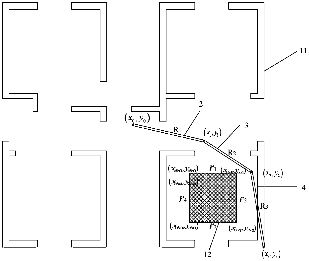 Intelligent concrete distribution control system and method for transverse folding arm concrete spreader