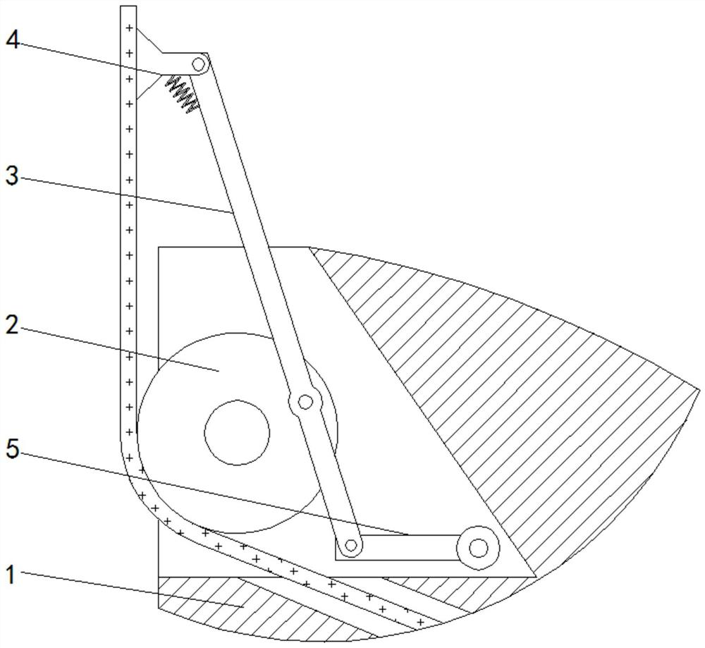 Wallpaper pasting device capable of achieving uniform pasting and preventing bulging