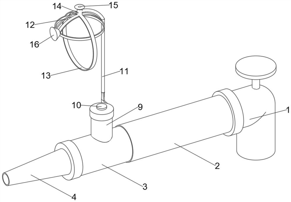 Fire-fighting water-driven lighting device convenient to assemble