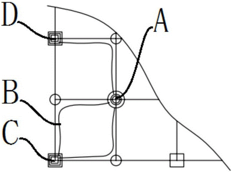 Distributive water-supply pipe-network fire hydrant system