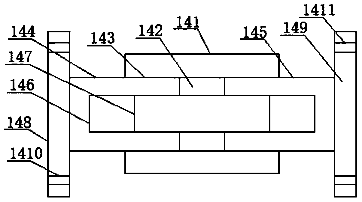 Foodstuff mixing device for animal husbandry