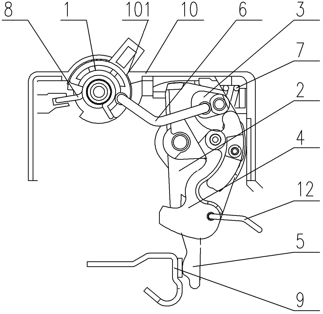 Operating mechanism of modularized breaker