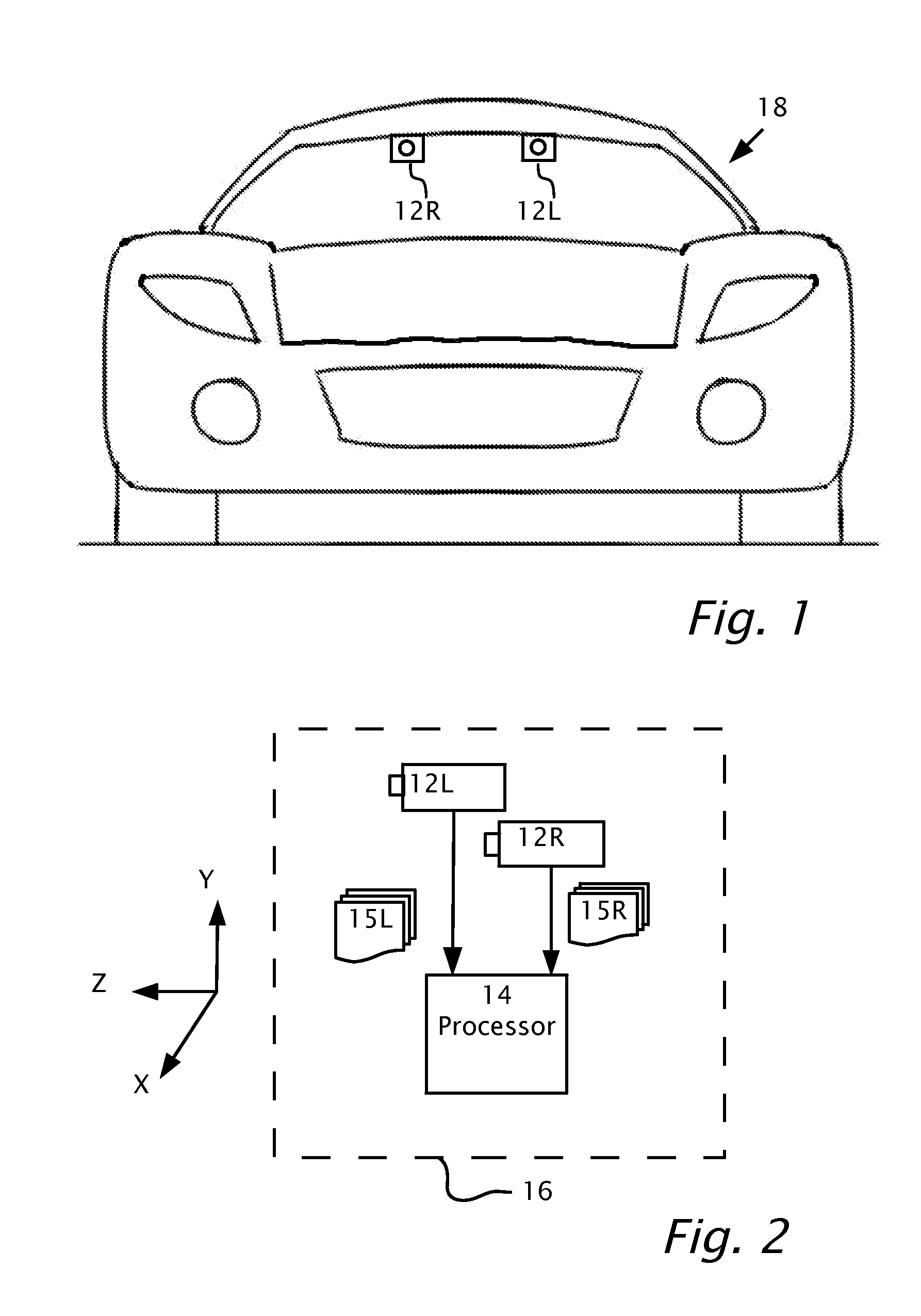 Stereo auto-calibration from structure-from-motion