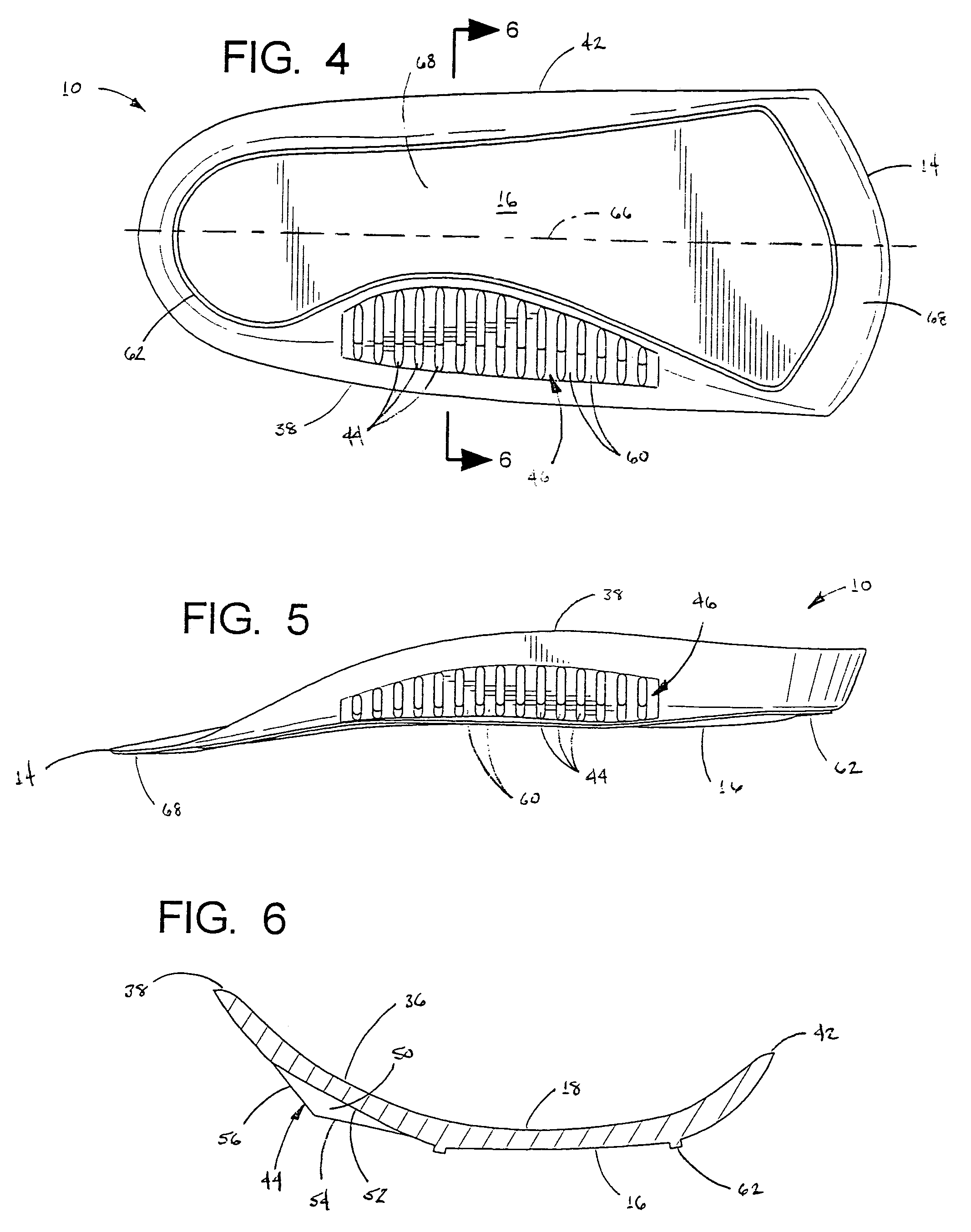 Molded orthotic insert