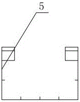 Calibration device for test measuring beam of wave load of ship