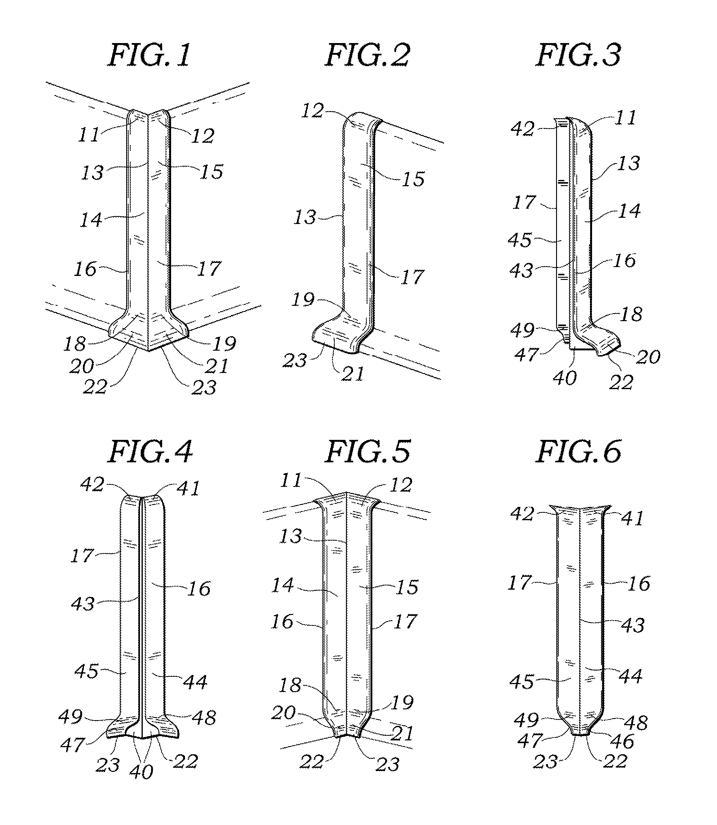 Cove base corner cover