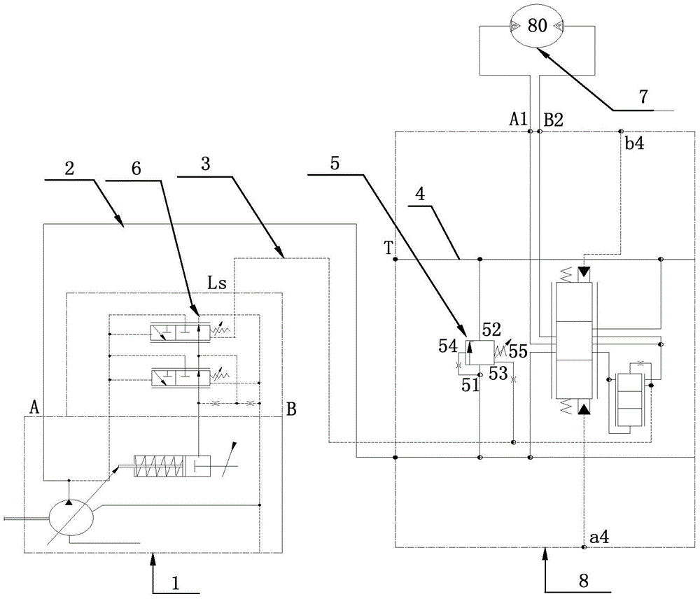 Anti-impact control method for load sensitive system and winch system