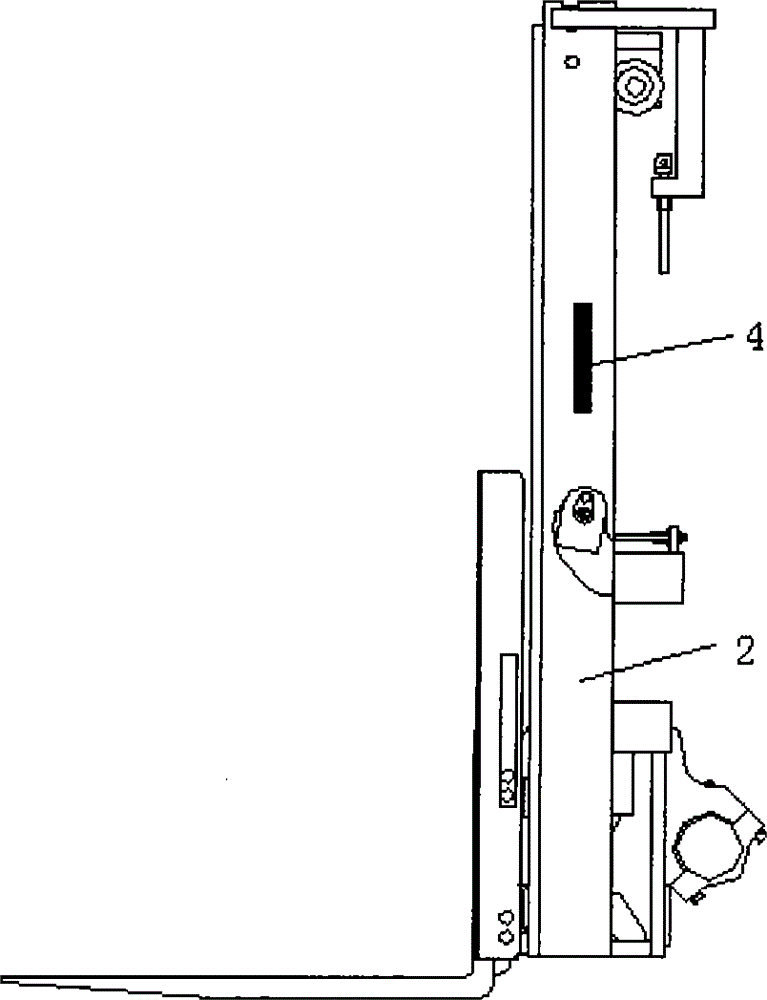 Method for real-time monitoring of stability of balance weight type fork truck