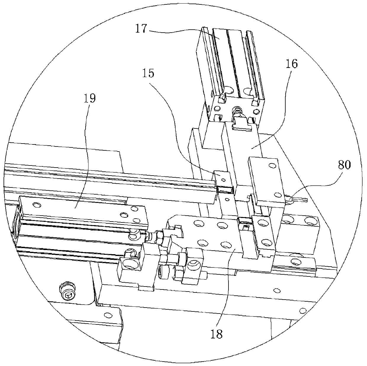 Full-automatic assembly machine of shift switch