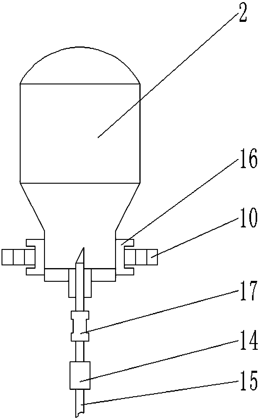 Patient infusion bottle automatic bottle-changing device