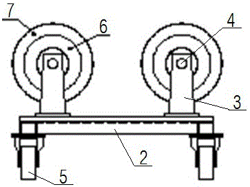 Supporting unit and supporting device for repairing umbrella skirt of insulator